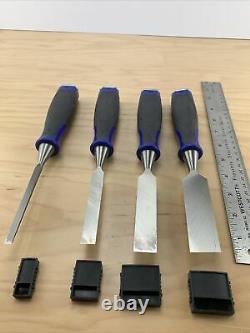 Set Of 4 Marples Woodworking Bevel Edge Paring Chisels Sheffield England