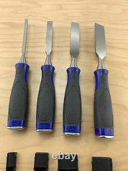 Set Of 4 Marples Woodworking Bevel Edge Paring Chisels Sheffield England