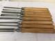 Set Of 8 Vintage GREENLEE LATHE CHISELS 17. Wood Working Hand Tools