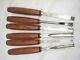 Set Vintage Gouge Woodworking Chisels Swiss Made Wood Carving Tool