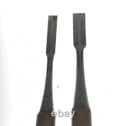 Set of 10 Japanese Chisel Nomi Carpenter Tool Hand Tool wood working 08249