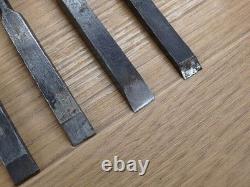 Set of 10 Japanese Chisel Nomi Carpenter Tool Hand Tool wood working 102215