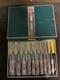 Set of 10 Japanese Oire Nomi Chisels Seki Signed Boxed Woodworking Tools