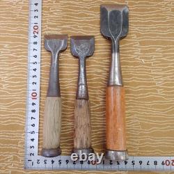 Set of 11 Japanese Chisel Nomi Carpenter Tool Hand Tool wood working 010133