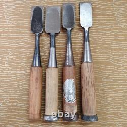 Set of 11 Japanese Chisel Nomi Carpenter Tool Hand Tool wood working 010133