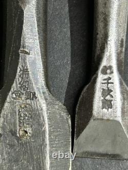 Set of 12 Japanese Chisel Nomi Carpenter Tool Hand Tool wood working 010071