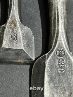Set of 12 Japanese Chisel Nomi Carpenter Tool Hand Tool wood working 010071