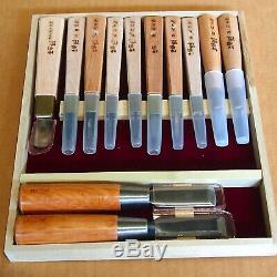 Set of 12 Japanese Woodblock Carving Tools