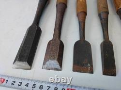 Set of 15 Japanese Chisel Nomi Carpenter Tool Hand Tool wood working 010043