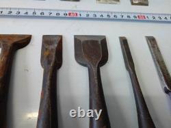 Set of 15 Japanese Chisel Nomi Carpenter Tool Hand Tool wood working 010043