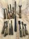 Set of 15 Japanese Chisel Nomi Carpenter Tool Hand Tool wood working 010094