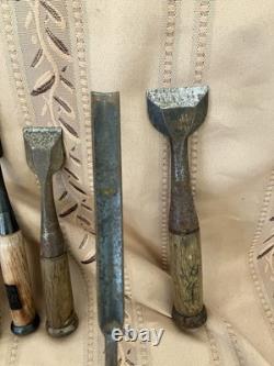 Set of 15 Japanese Chisel Nomi Carpenter Tool Hand Tool wood working 010094