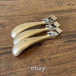 Set of 3 Brass Tail Handle Violin Maker / Luthier Planes