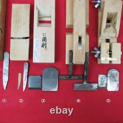 Set of 5 Japanese planes / free chamfer, Gotoku, etc / woodworking tool PJS6