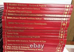 Set of 55 Handyman Club of America Books, Woodworking, Landscaping, Tools, Etc