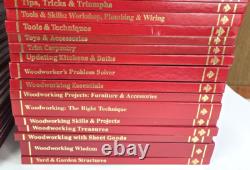 Set of 55 Handyman Club of America Books, Woodworking, Landscaping, Tools, Etc