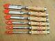 Set of 6 Bracht Woodworking Chisels Size 30mm 26, 20, 13, 10 6 GERMANY