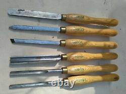 Set of 6 HSS Wood Turning tools