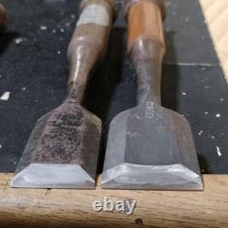 Set of 8 Japanese Chisel Nomi Carpenter Tool Hand Tool wood working 09097