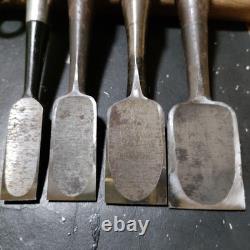 Set of 8 Japanese Chisel Nomi Carpenter Tool Hand Tool wood working 09097