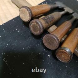 Set of 8 Japanese Chisel Nomi Carpenter Tool Hand Tool wood working 09097