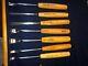Set of Pfeil Swiss Made Wood Carving Tools. See description for sizes