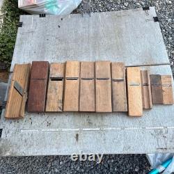 Shigemasa Kanna 11pc Plane Set Woodworking Hand Tools Vintage Used Lot