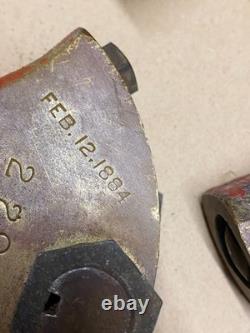 Shimer Cutter Heads 1890's- early 1900's 7/8 bore Vintage Antique Wood Working