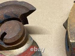 Shimer Cutter Heads 1890's- early 1900's 7/8 bore Vintage Antique Wood Working