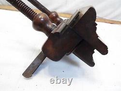 Shiverick Early Screw Arm Plow Plane Woodworking Wood Tool Brooklyn NY Carpenter