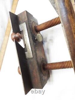 Shiverick Early Screw Arm Plow Plane Woodworking Wood Tool Brooklyn NY Carpenter