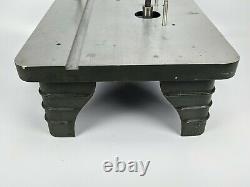 Shopmaster Shaper Router with Cutter Blades belt vintage woodworking tools USA