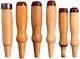 Six Unused Handles for Woodworking Chisels- Ring Cap, Leather Cap mjdtoolparts