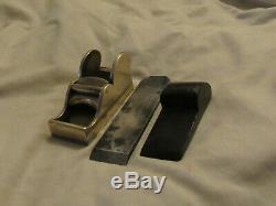 Small bronze chariot plane steel sole rosewood wedge antique woodworking plane