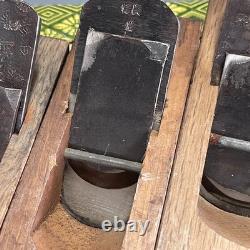 Sotomaru KANNA Japanese Rounding PLANE #248 Lot of 3 Carpentry Woodworking