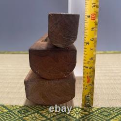 Sotomaru KANNA Japanese Rounding PLANE #248 Lot of 3 Carpentry Woodworking