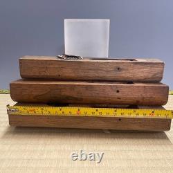 Sotomaru KANNA Japanese Rounding PLANE #248 Lot of 3 Carpentry Woodworking