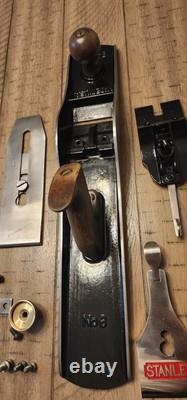 Stanley Bailey # 6 Wood Carpenter's Woodworking Plane 18 Smooth Bottom