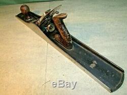 Stanley Bailey No 7C Corrugated sole wood plane. Woodworking tools