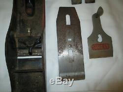 Stanley Bailey No. 8 Wood working plane Corrugated bottom