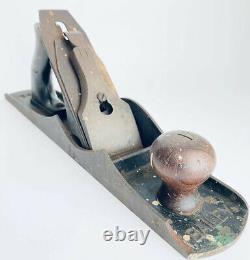 Stanley Bailey Woodworking Smooth Jack Planer No 5 Pat'd 1910 USA 14 Antique
