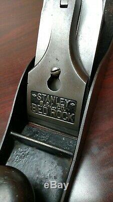 Stanley Bedrock 605 1/2 Plane Vintage Hand 5 1/2 Corrugated Hand Woodworking
