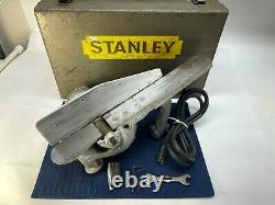 Stanley J50-01 Electric Wood Planer Wood Working Tool Vintage with Original Case