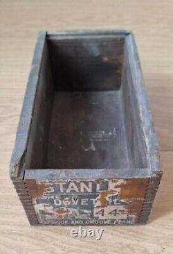 Stanley NO 444 Dovetail, Tongue and Groove Plane with Cutters and Part Box