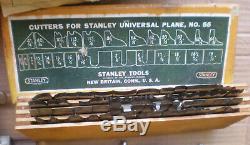 Stanley NO. 55 Combination Wood Working Molding Plane in ORIGINAL Box