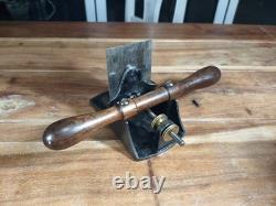 Stanley No 12 Rosewood Veneer Scraper Plane Vintage Woodworking Tool Working