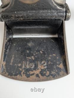Stanley No. 12 Scraper Plane USA Antique Woodworking Tool with Original Blade