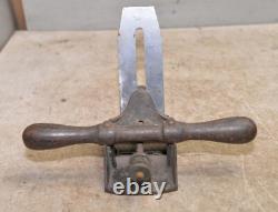 Stanley No 12 veneer scraper plane 1892 blade collectible woodworking tool
