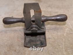 Stanley No 12 veneer scraper plane 1892 blade collectible woodworking tool
