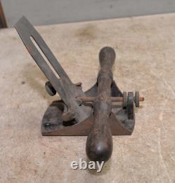 Stanley No 12 veneer scraper plane 1892 blade collectible woodworking tool